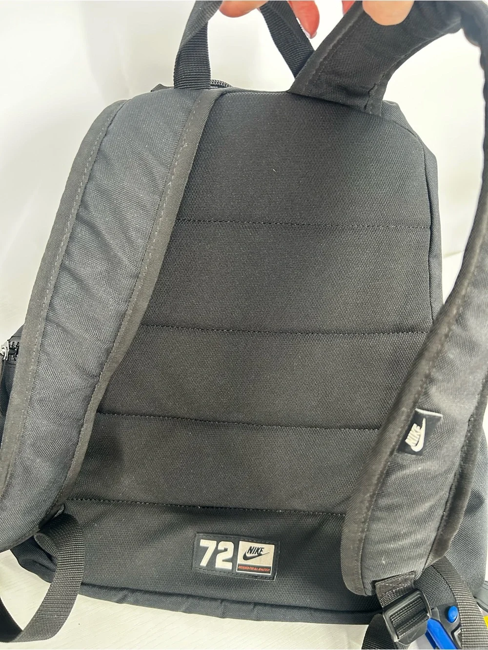 Nike Men’s Black Backpack 72 Heritage Rucksack Drawstring